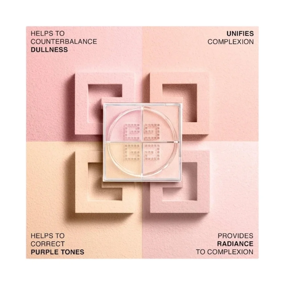 New Mini Givenchy Prisme Libre Illuminating CC Powder 3 Voile Rose 4x1g NWOB